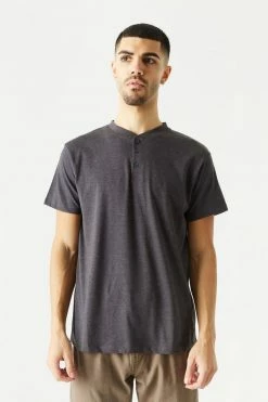 Mens Tops Everyday Henley T-Shirt
