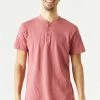 Mens Tops Everyday Henley T-Shirt