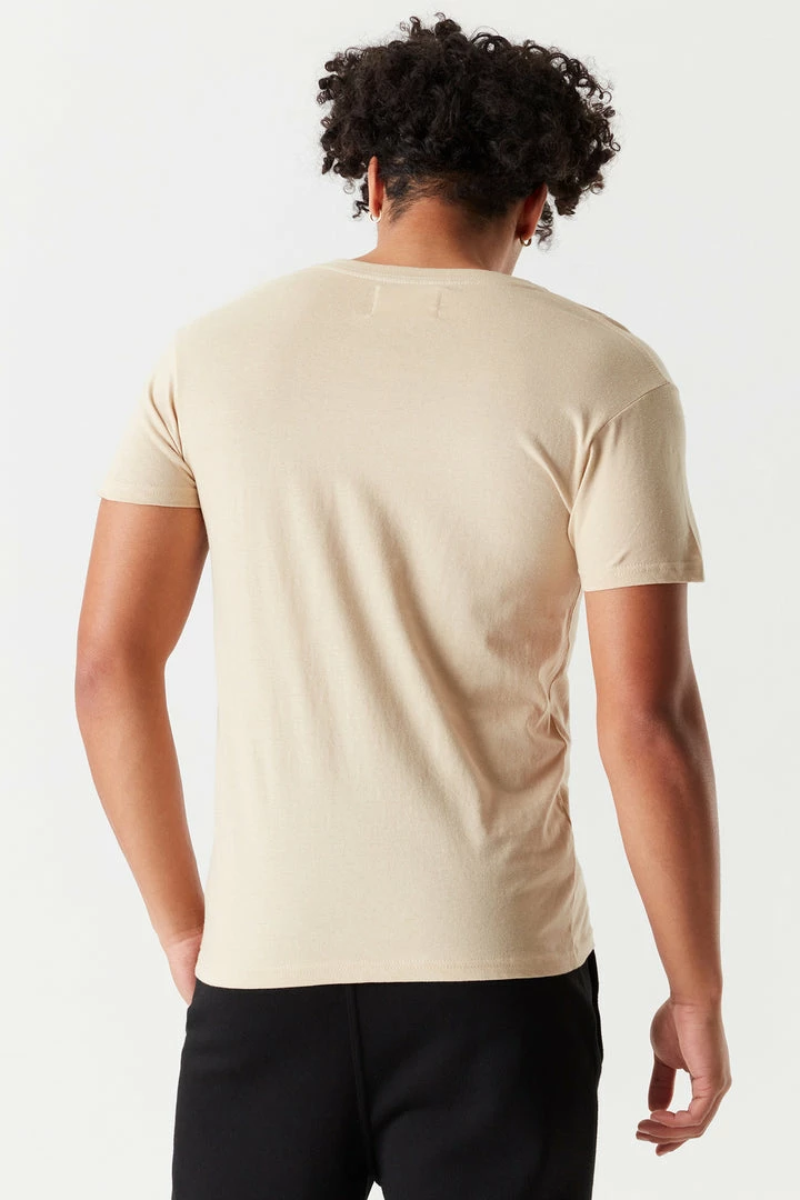 Mens Solid V-Neck T-Shirt 5 Mens Solid V-Neck T-Shirt