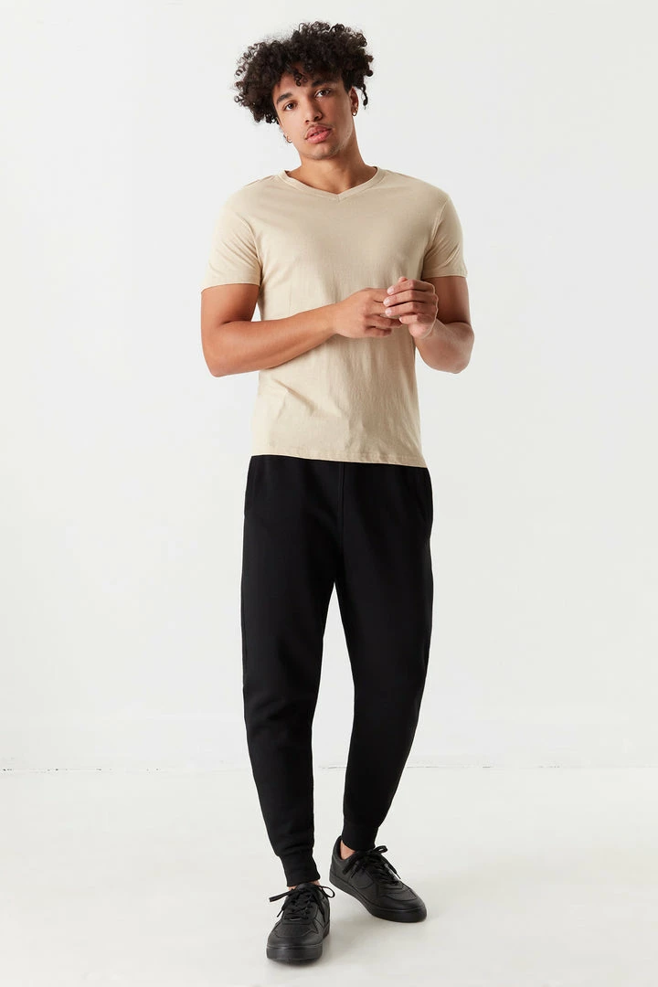 Mens Solid V-Neck T-Shirt 6 Mens Solid V-Neck T-Shirt