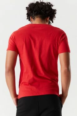 Mens Solid V-Neck T-Shirt 19 Mens Solid V-Neck T-Shirt