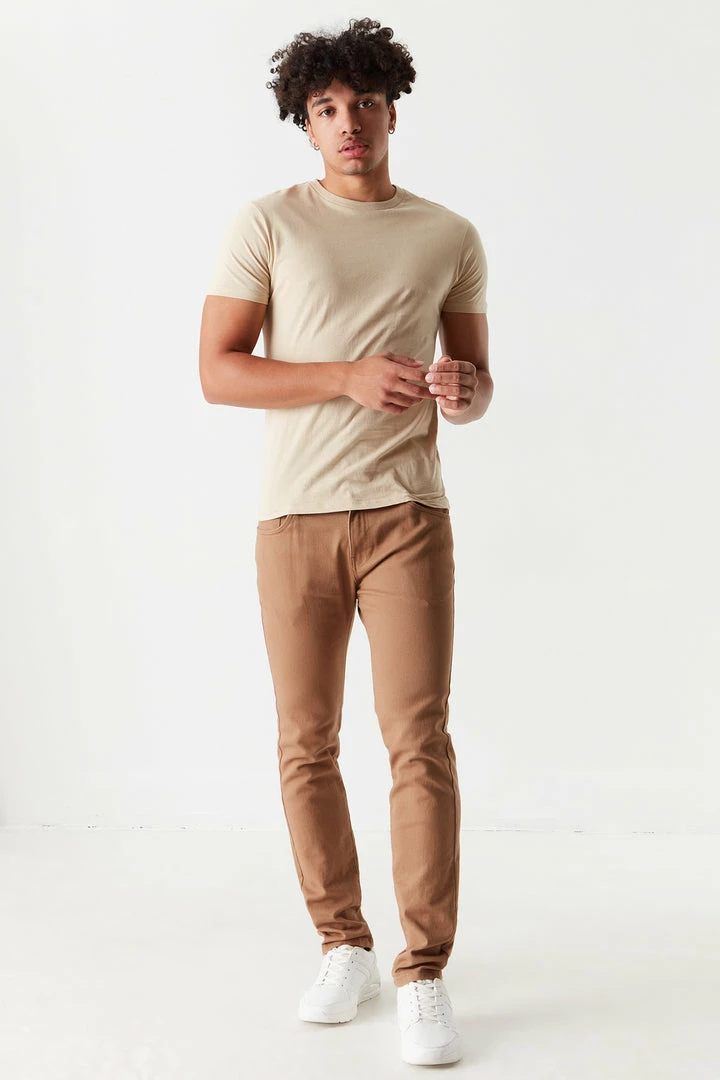 Mens Basic Crew Neck T-Shirt Tops 3 Mens Basic Crew Neck T-Shirt Tops