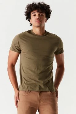 Mens Basic Crew Neck T-Shirt Tops 21 Mens Basic Crew Neck T-Shirt Tops
