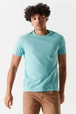 Mens Basic Crew Neck T-Shirt Tops 24 Mens Basic Crew Neck T-Shirt Tops