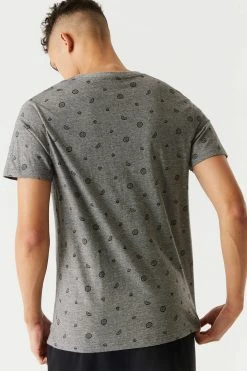 Mens Micro Printed T-Shirt