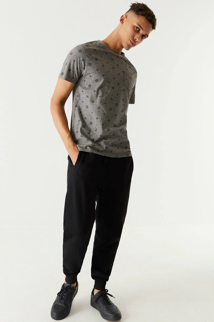 Mens Micro Printed T-Shirt 3 Mens Micro Printed T-Shirt