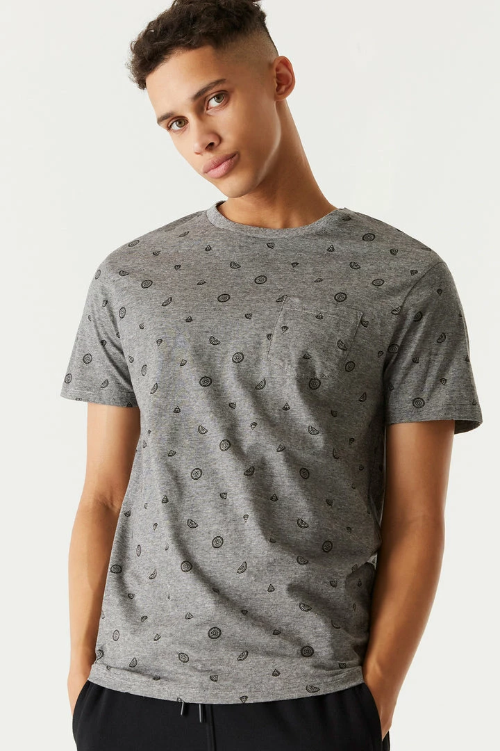 Mens Micro Printed T-Shirt 1 Mens Micro Printed T-Shirt
