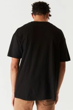 Mens Basic Crew Neck T-Shirt Tops
