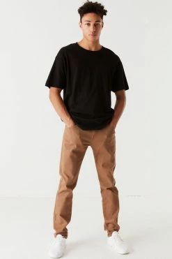 Mens Basic Crew Neck T-Shirt Tops