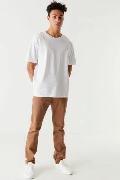 Mens Basic Crew Neck T-Shirt Tops