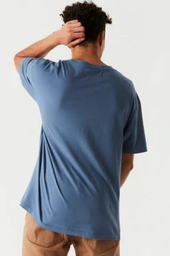 Mens Basic Crew Neck T-Shirt Tops