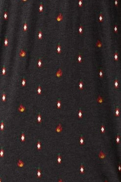 Mens Micro Flame Printed T-Shirt