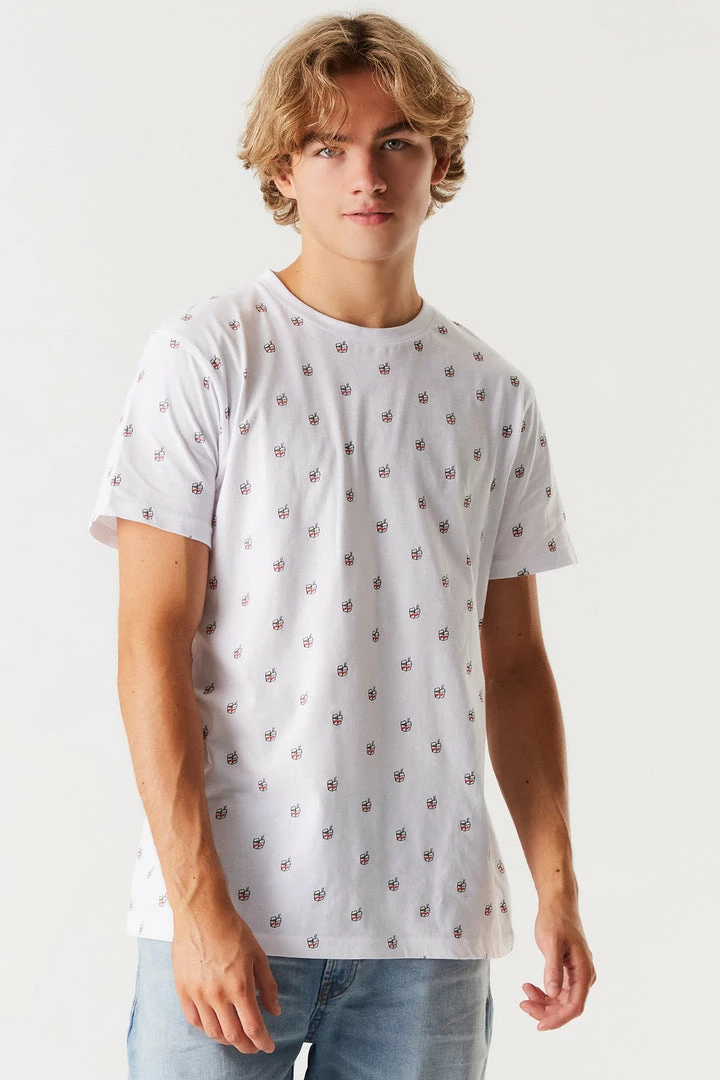 Mens Micro Printed T-Shirt 1 Mens Micro Printed T-Shirt