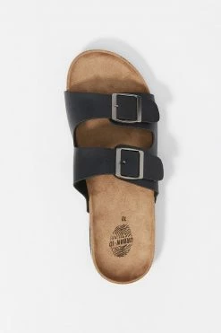 Mens Double Buckled Band Cork Sandal Online Exclusive