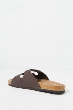Mens Double Buckled Band Cork Sandal Online Exclusive