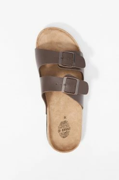 Mens Double Buckled Band Cork Sandal Online Exclusive
