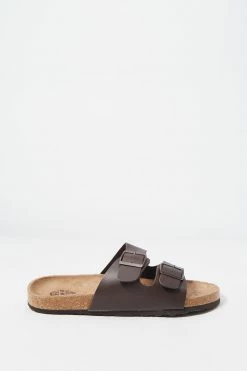 Mens Double Buckled Band Cork Sandal Online Exclusive