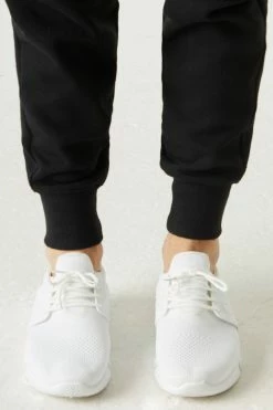 Mens Side Cage Lace-Up Knit Sneaker Online Exclusive