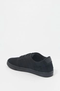 Mens Online Exclusive Lace-Up Low Top Canvas Sneaker