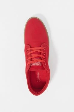 Mens Online Exclusive Lace-Up Low Top Canvas Sneaker