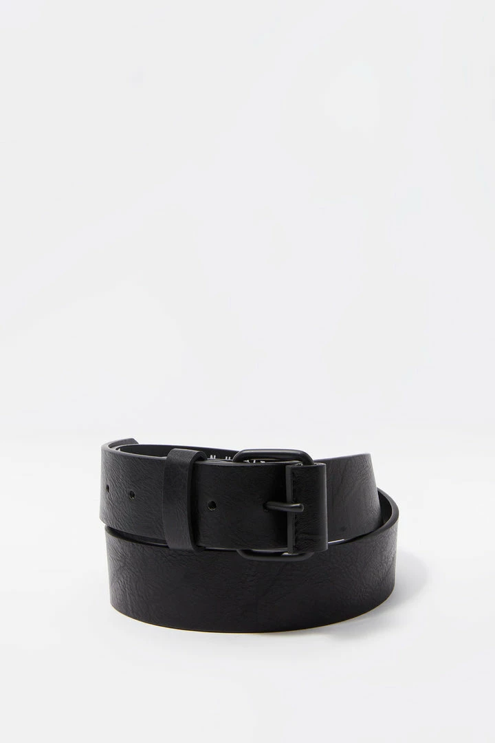 Mens Basic Faux-Leather Belt Online Exclusive 1 Mens Basic Faux-Leather Belt Online Exclusive