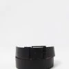 Mens Reversible Faux-Leather Buckle Belt Online Exclusive