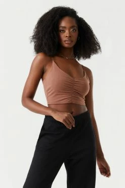 Stitches Ladies Cinched Front Bungee Cami Tops 21 Stitches Ladies Cinched Front Bungee Cami Tops