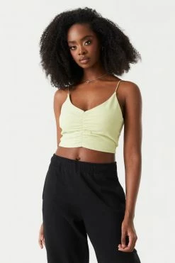 Stitches Ladies Cinched Front Bungee Cami Tops