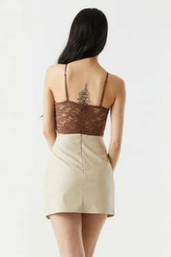 Stitches Ladies Tops Cropped Lace Corset Cami 16 Stitches Ladies Tops Cropped Lace Corset Cami