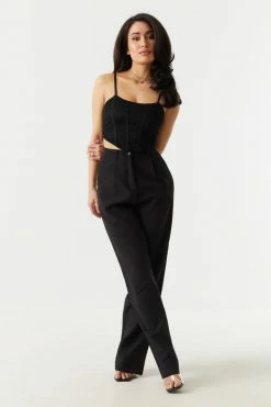 Stitches Ladies Tops Lace Corset Crop Cami