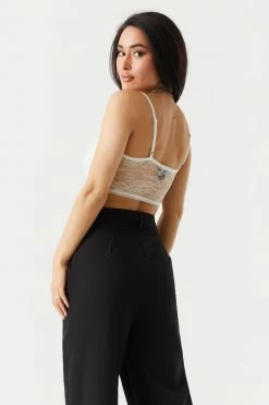 Stitches Ladies Tops Lace Corset Crop Cami