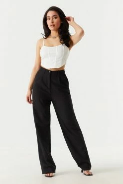 Stitches Ladies Tops Lace Corset Crop Cami