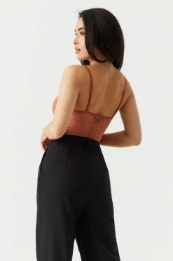 Stitches Ladies Tops Lace Corset Crop Cami