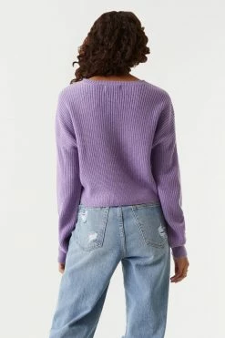 Stitches Ladies Chunky Cropped Crew Neck Sweater Sweaters