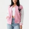 Stitches Ladies Jackets + Coats LA Graphic Oversized Varsity Jacket
