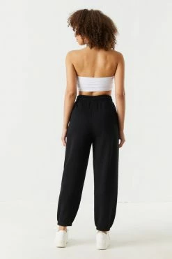 Stitches Ladies Letter A Graphic Fleece Jogger