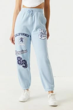 Stitches Ladies Bottoms West Coast Graphic Fleece Jogger