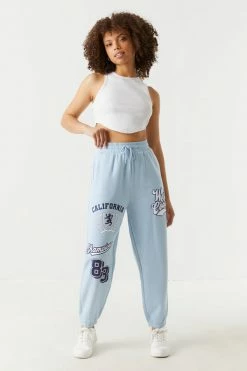 Stitches Ladies Bottoms West Coast Graphic Fleece Jogger