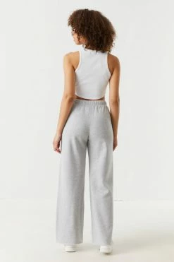 Stitches Ladies Bottoms Miami Graphic Wide Leg Varsity Jogger