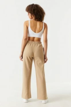 Stitches Ladies California Graphic Wide Leg Fleece Varsity Jogger Bottoms 5 Stitches Ladies California Graphic Wide Leg Fleece Varsity Jogger Bottoms