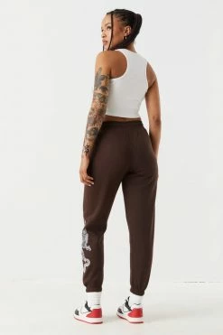 Stitches Ladies Dragon Graphic Fleece Everyday Jogger