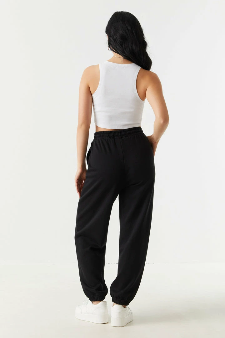 Stitches Ladies High-Rise Fleece Jogger Bottoms 3 Stitches Ladies High-Rise Fleece Jogger Bottoms