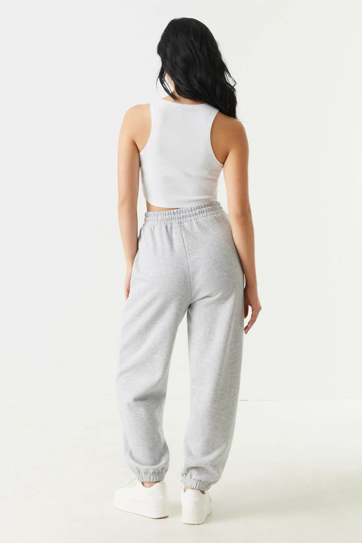 Stitches Ladies High-Rise Fleece Jogger Bottoms 6 Stitches Ladies High-Rise Fleece Jogger Bottoms