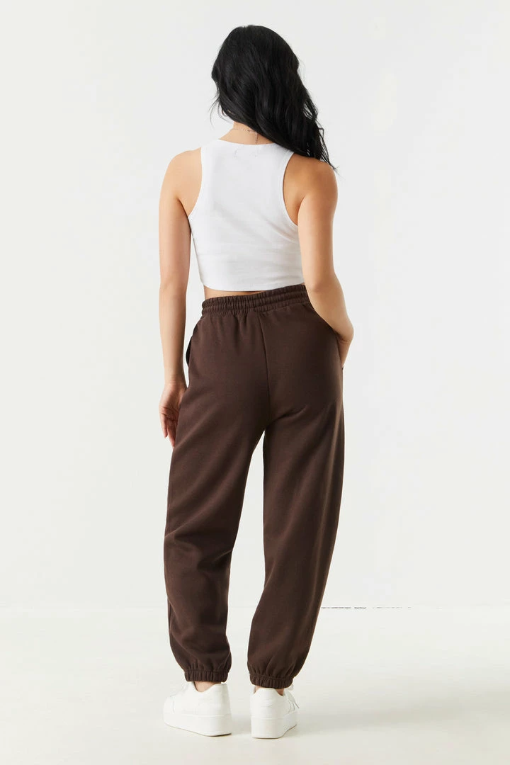 Stitches Ladies High-Rise Fleece Jogger Bottoms 9 Stitches Ladies High-Rise Fleece Jogger Bottoms