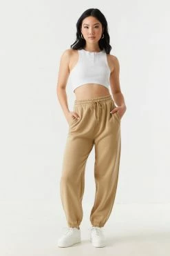 Stitches Ladies High-Rise Fleece Jogger Bottoms 27 Stitches Ladies High-Rise Fleece Jogger Bottoms