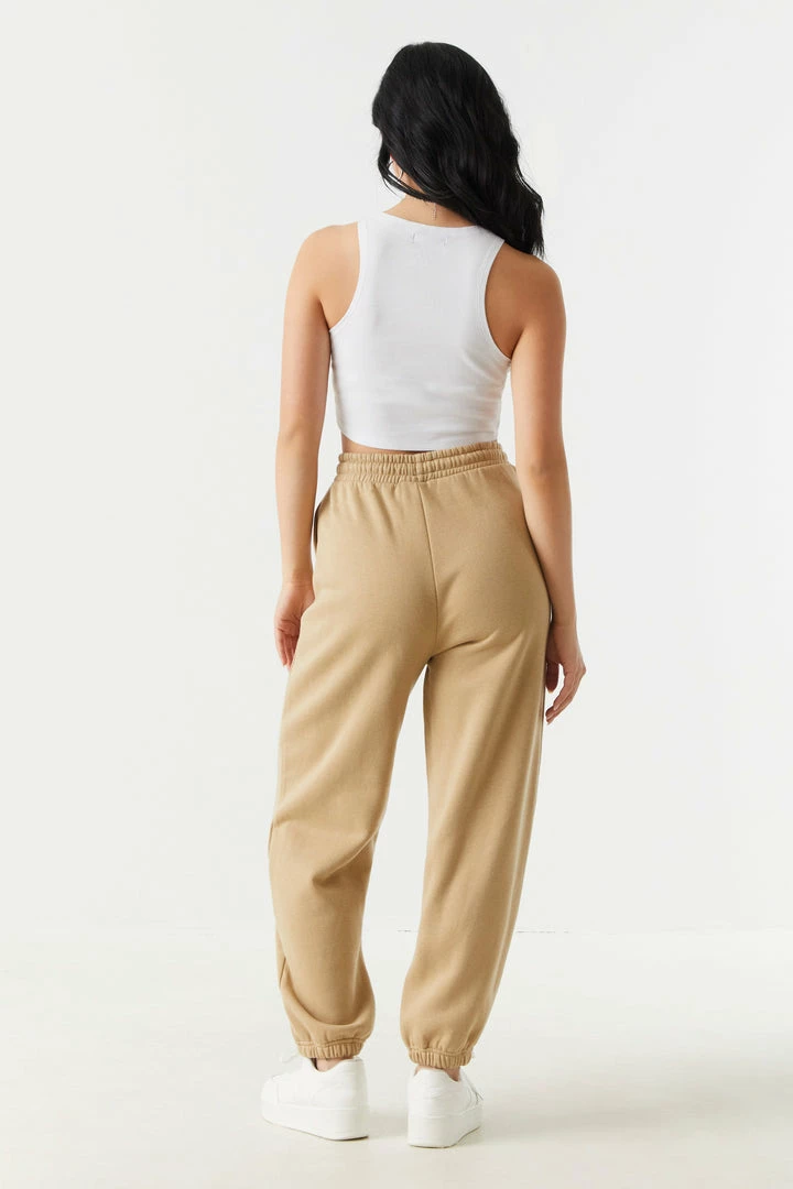 Stitches Ladies High-Rise Fleece Jogger Bottoms 12 Stitches Ladies High-Rise Fleece Jogger Bottoms