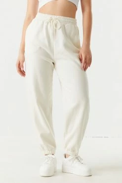 Stitches Ladies High-Rise Fleece Jogger Bottoms 34 Stitches Ladies High-Rise Fleece Jogger Bottoms