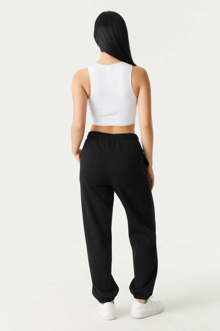 Stitches Ladies Bottoms Fleece Boyfriend Jogger 6 Stitches Ladies Bottoms Fleece Boyfriend Jogger