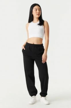 Stitches Ladies Bottoms Fleece Boyfriend Jogger 27 Stitches Ladies Bottoms Fleece Boyfriend Jogger