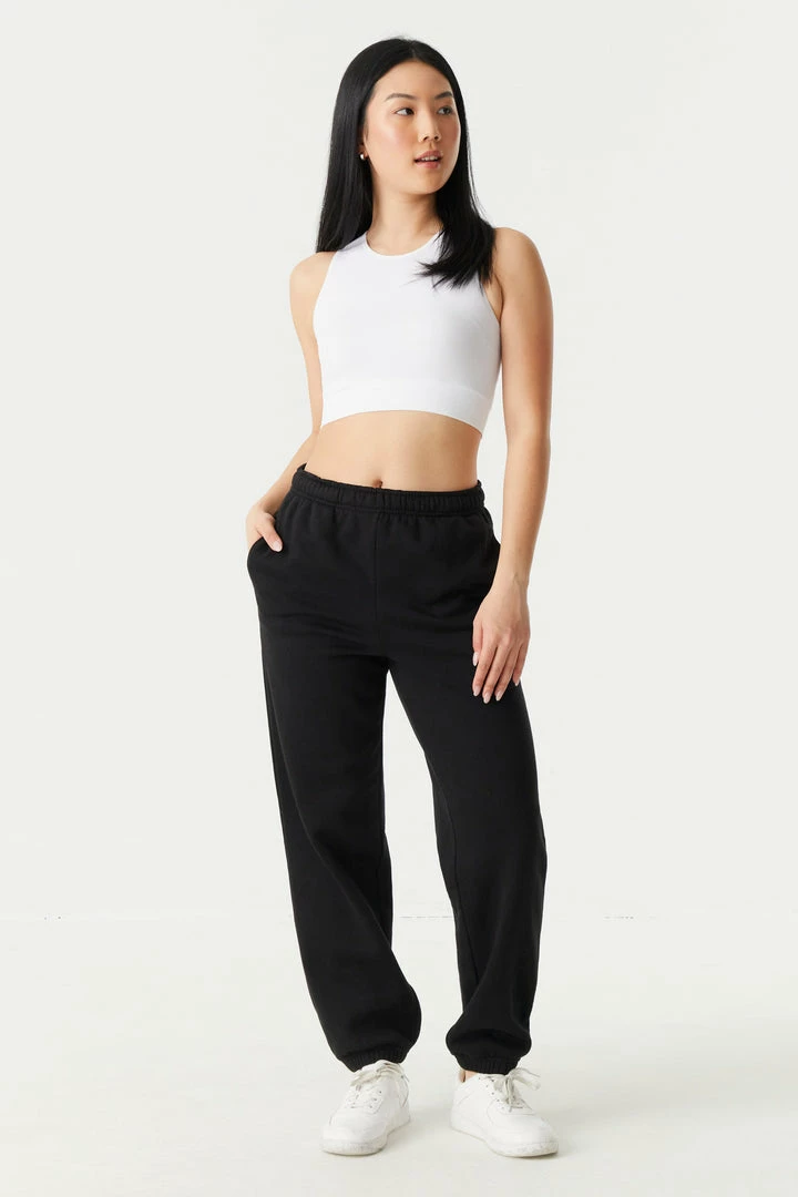 Stitches Ladies Bottoms Fleece Boyfriend Jogger 4 Stitches Ladies Bottoms Fleece Boyfriend Jogger